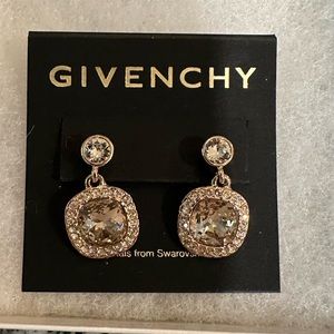 Givenchy Swarovski Crystal Earrings
